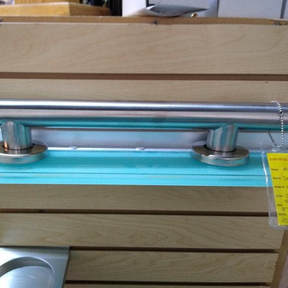 Sea Ford 1047072 18" ADA Grab Bar Stainless - Picture 2 of 3